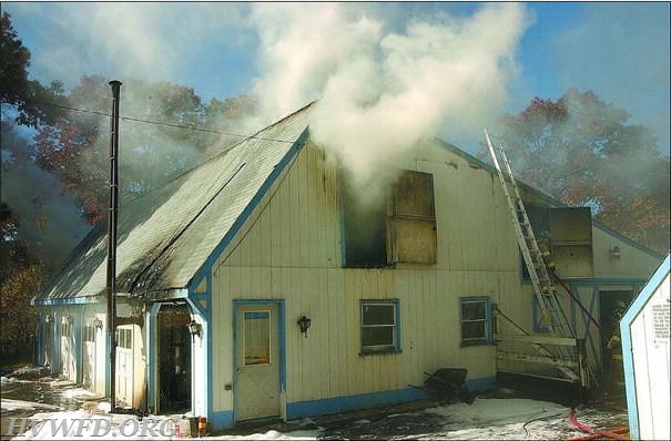 24 Old Mountain Rd Structure Fire 11/1/08